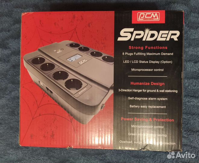 Ибп powercom spider spd-450n