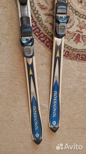 Лыжи Rossingroll, горнолыжные ботинки