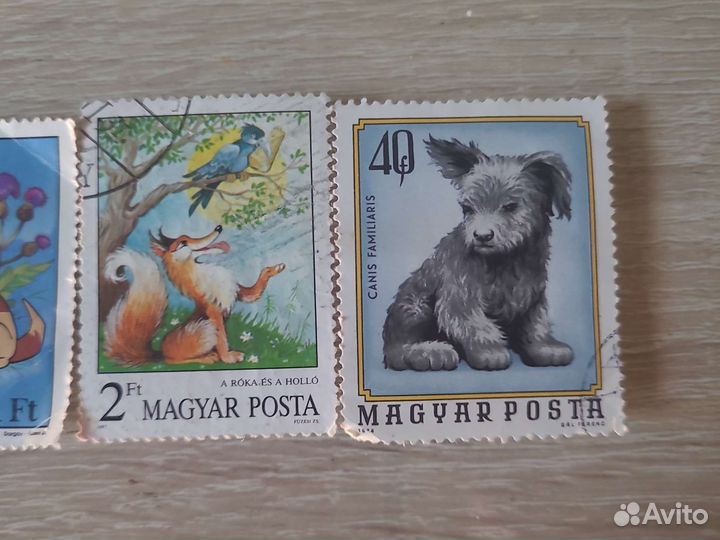 Марки Венгрия 3шт