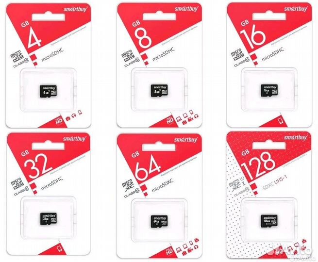 Карты памяти MicroSD опт от 2гб до 128гб