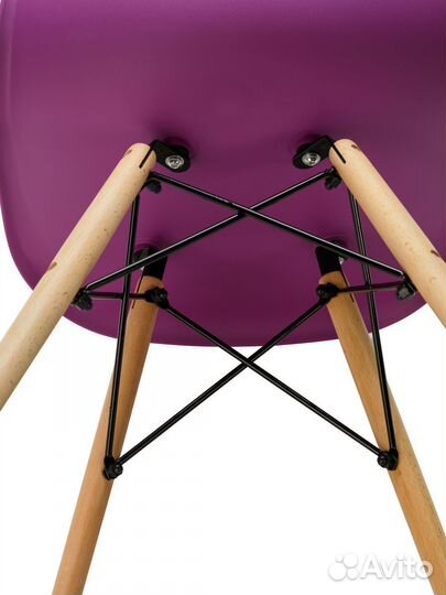 Стул в стиле eames DSW,лиловый