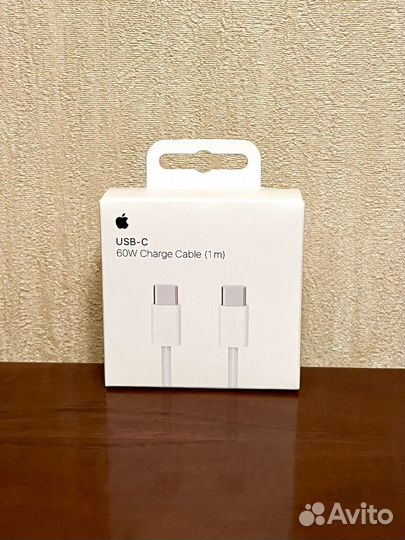 Кабель Apple USB-C Charge Cable плетёный 1m 60w