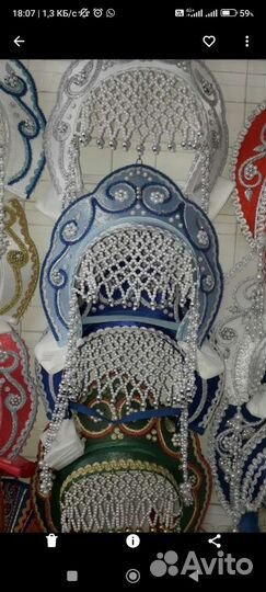 Кокошник для снегурочки прокат