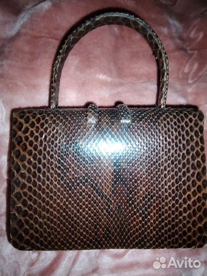 Сумка рептилия винтаж