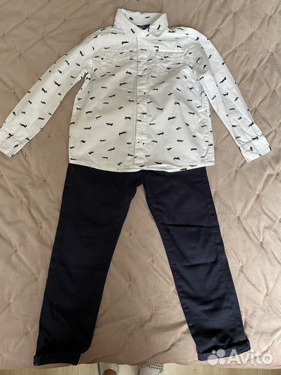 Рубашка и брюки на мальчика 110