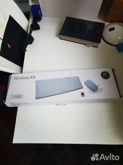 Клавиатура Zienstar в комплекте с мышкой