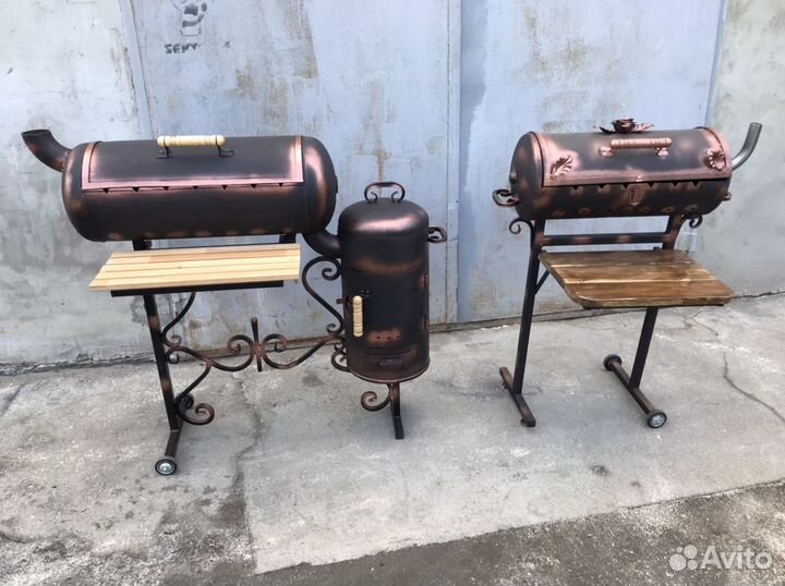 Мангал Коптильня из газового Баллона