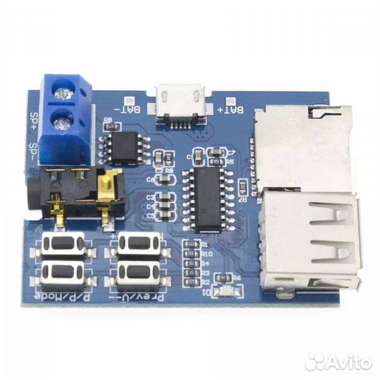 Mp3 декодер USB, TF карта