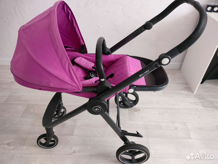 Коляска прогулочная GB beli art pink