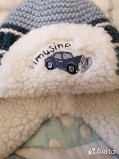Шапка для мальчика 46 48