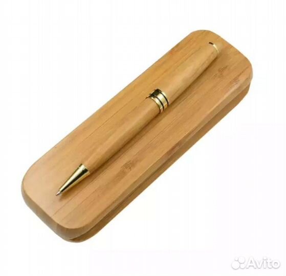 Деревянная ручка футляре с гравировкой