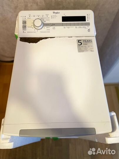 Стиральная машинка с вертикальной загрузкой