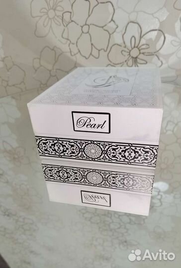Коробка и флакон от духов Arabesque Pearl