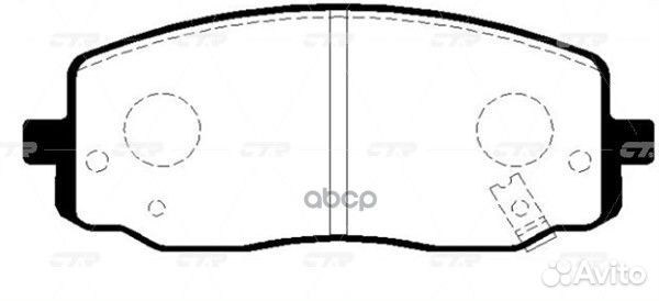 Ckkk-26 Колодки тормозные дисковые перед