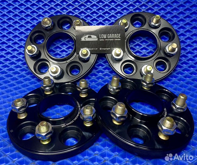 Проставки 5х100 15мм цо56.1 12*1.25 Черные Subaru