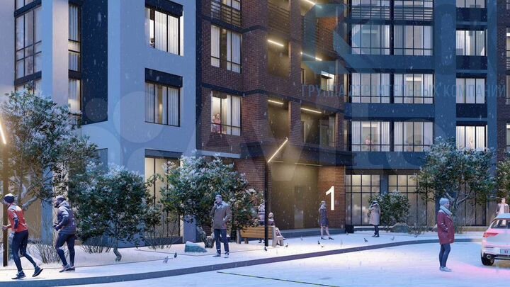 Квартира-студия, 22,2 м², 3/20 эт.