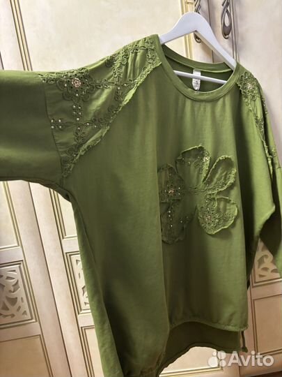 Туника бохо большой размер