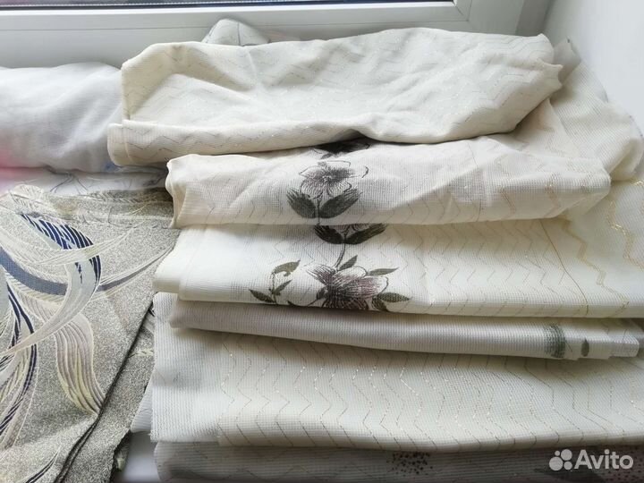Обрезки штор и тюли для рукоделия