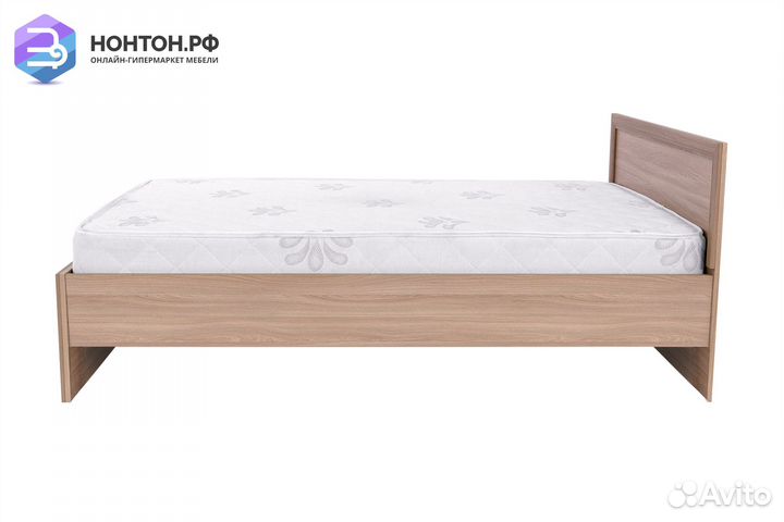 Кровать Классика 0.9 м шимо светлый