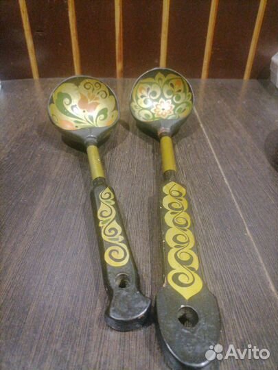 Половники роспись СССР. Цена за 2шт