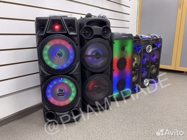 Блютуз колонка большая 80 ватт арт.152