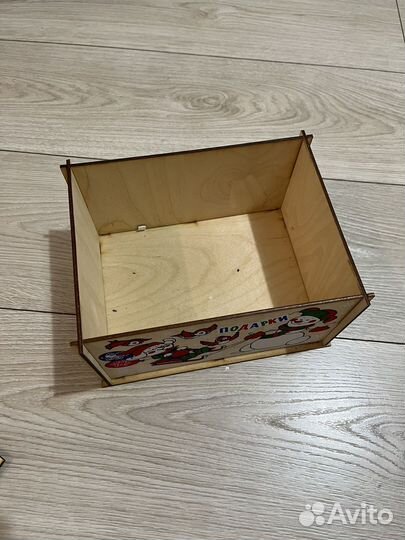 Коробка подарочная деревянная