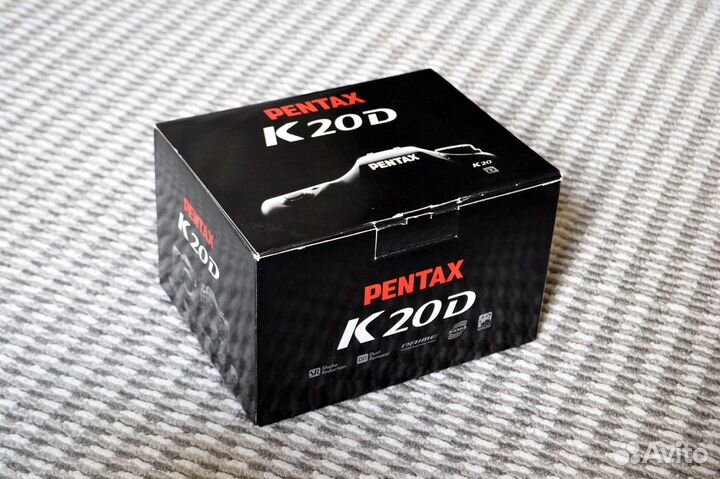 Коробка от фотоаппарата Pentax K20D