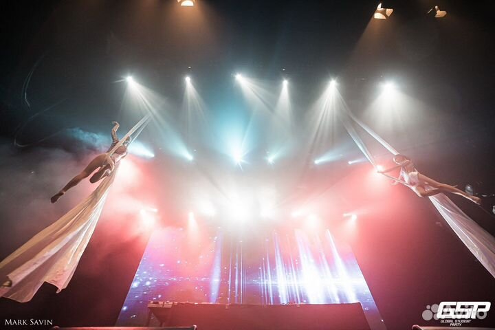 Воздушное гимнасты, воздушное шоу, шоу на свадьбу