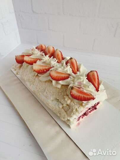 Меренговый рулет