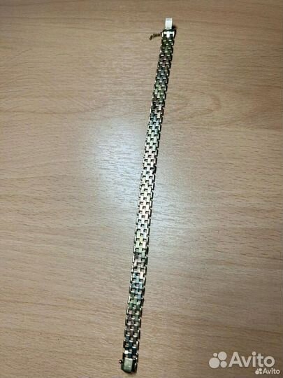 Мужской золотой браслет