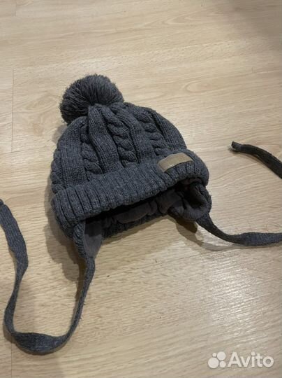 Зимние шапка на завязках и шапка шлем 46-50