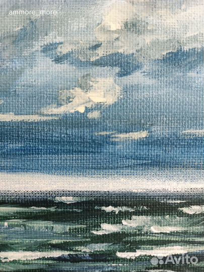 Картина морской пейзаж «Зеленоградск. Отражения»