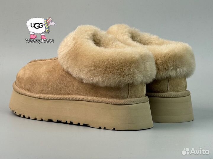 Ugg женские на платформе Ugg Platform Slipper Sand