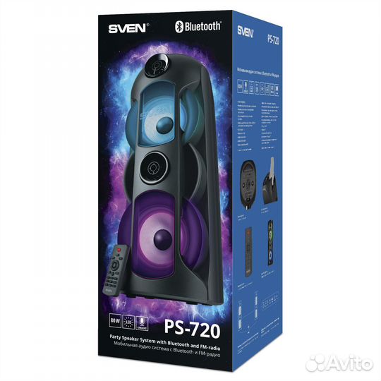 Портативная акустика sven PS-720