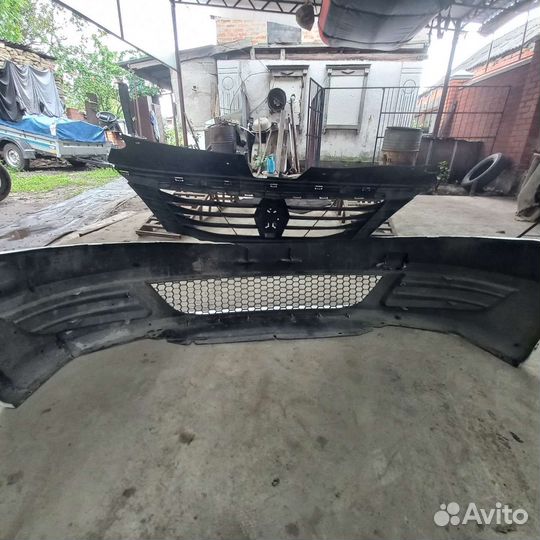 Бампер renault logan