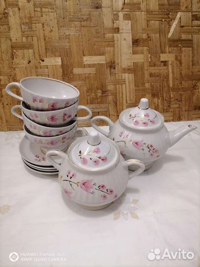 Сервизы чайные фарфоровые СССР