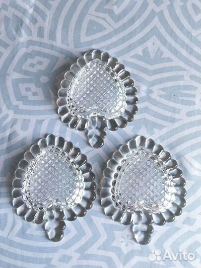 Розетки для варенья хрусталь