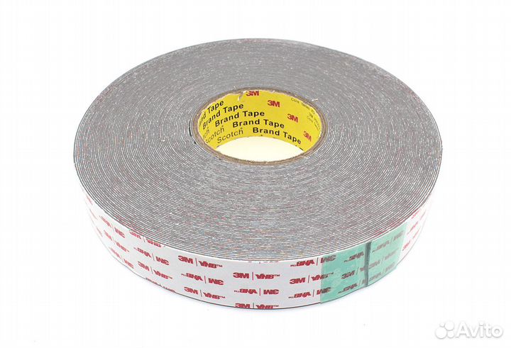 Скотч двусторонний вспененный 3M VHB 40 мм серый
