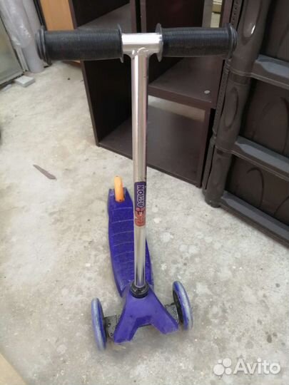 Самокат детский трехколесный бу