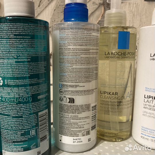 Косметика LA roche-posay lipikar и effaclar