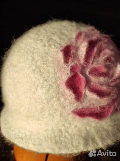 Шапочка банная валяная 