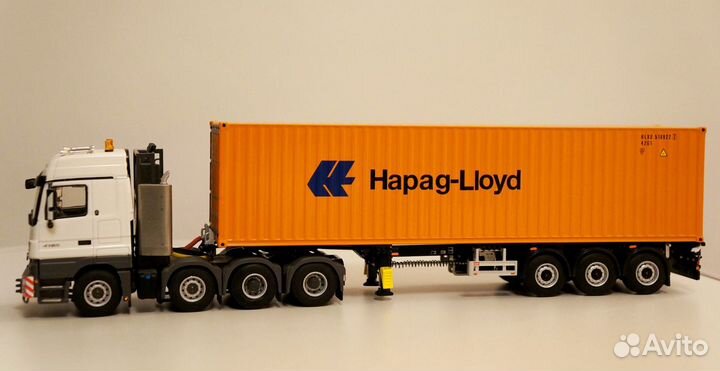 1/50 тягач Mercedes контейнеровоз контейнер 40 WSI