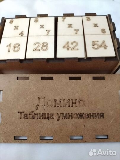 Домино таблица умножения