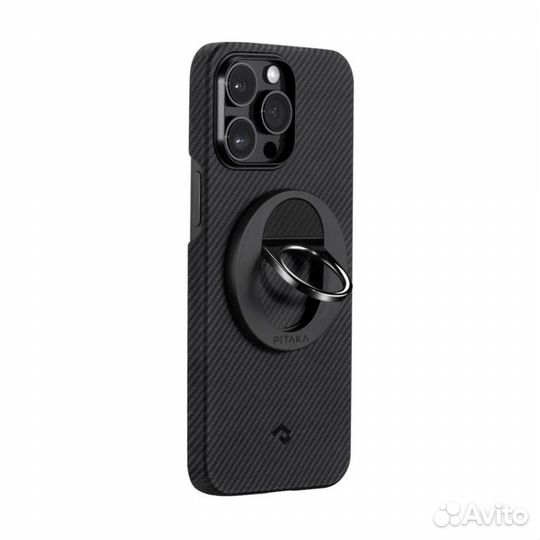 Держатель с MagSafe Pitaka MagEZ Grip черный