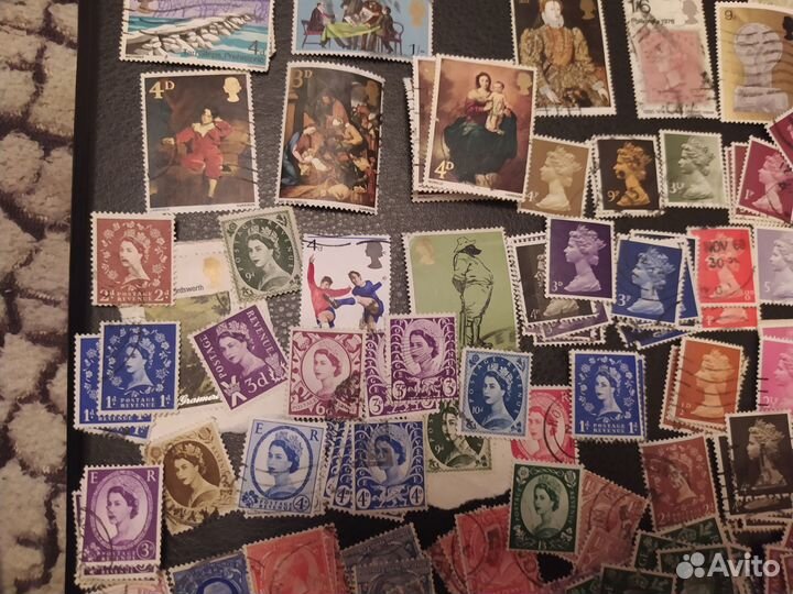 Марки почтовые Великобритании