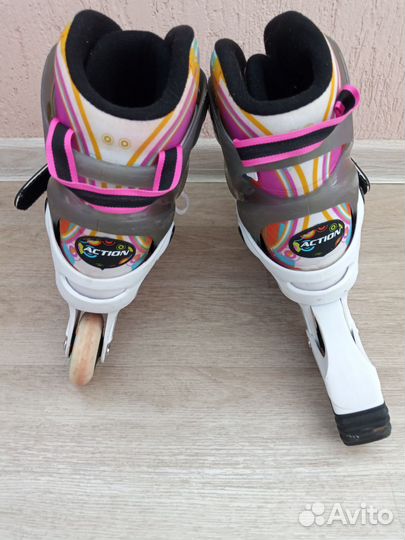 Роликовые коньки раздвижные 34-37