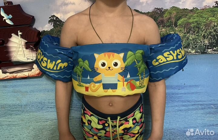 Плавательный жилет с нарукавниками для детей