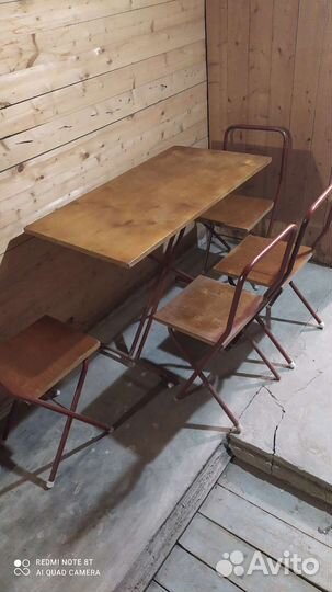 Раскладной стол и стулья для пикника