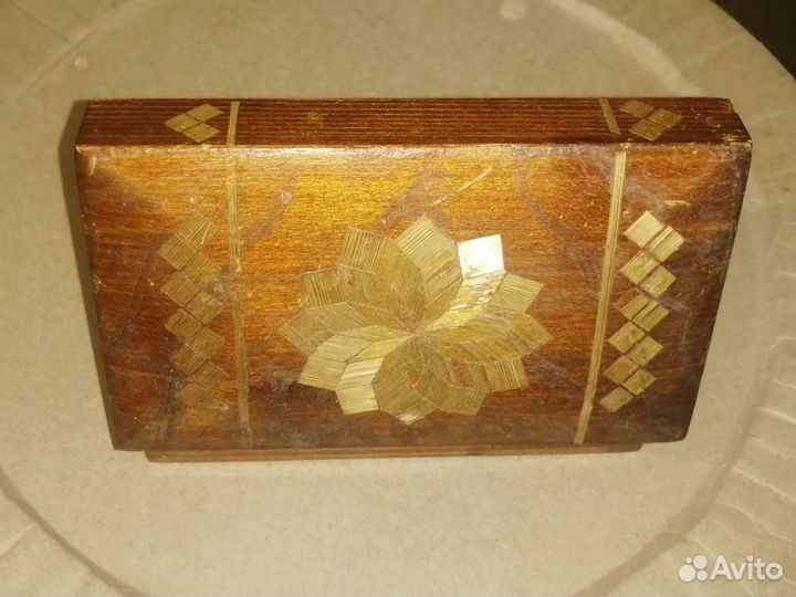 Шкатулка деревянная СССР