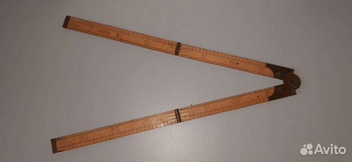 Линейка складная, Лондон, 19 век